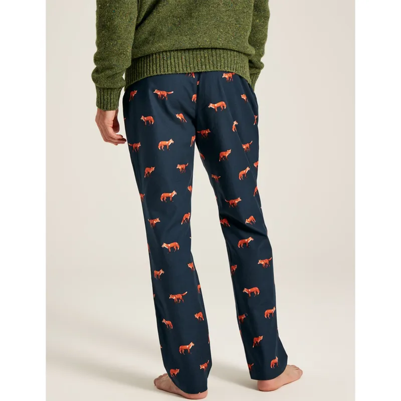 Joules The Dozer Men's Printed Pyjama Bottoms - Navy Fox-2